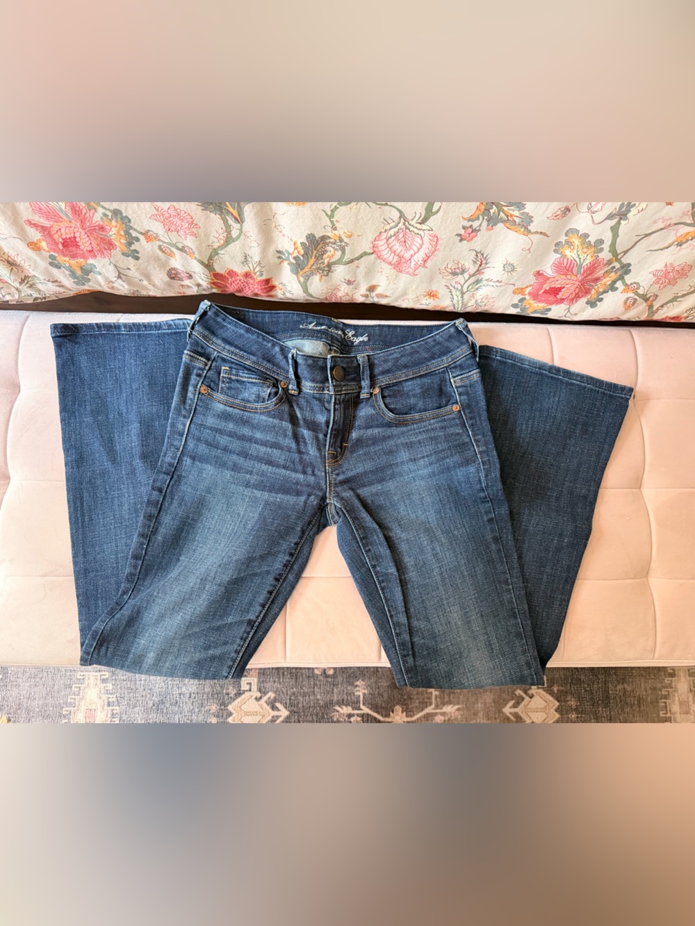 American Eagle Outfitters Dark Blue Flare Jeans